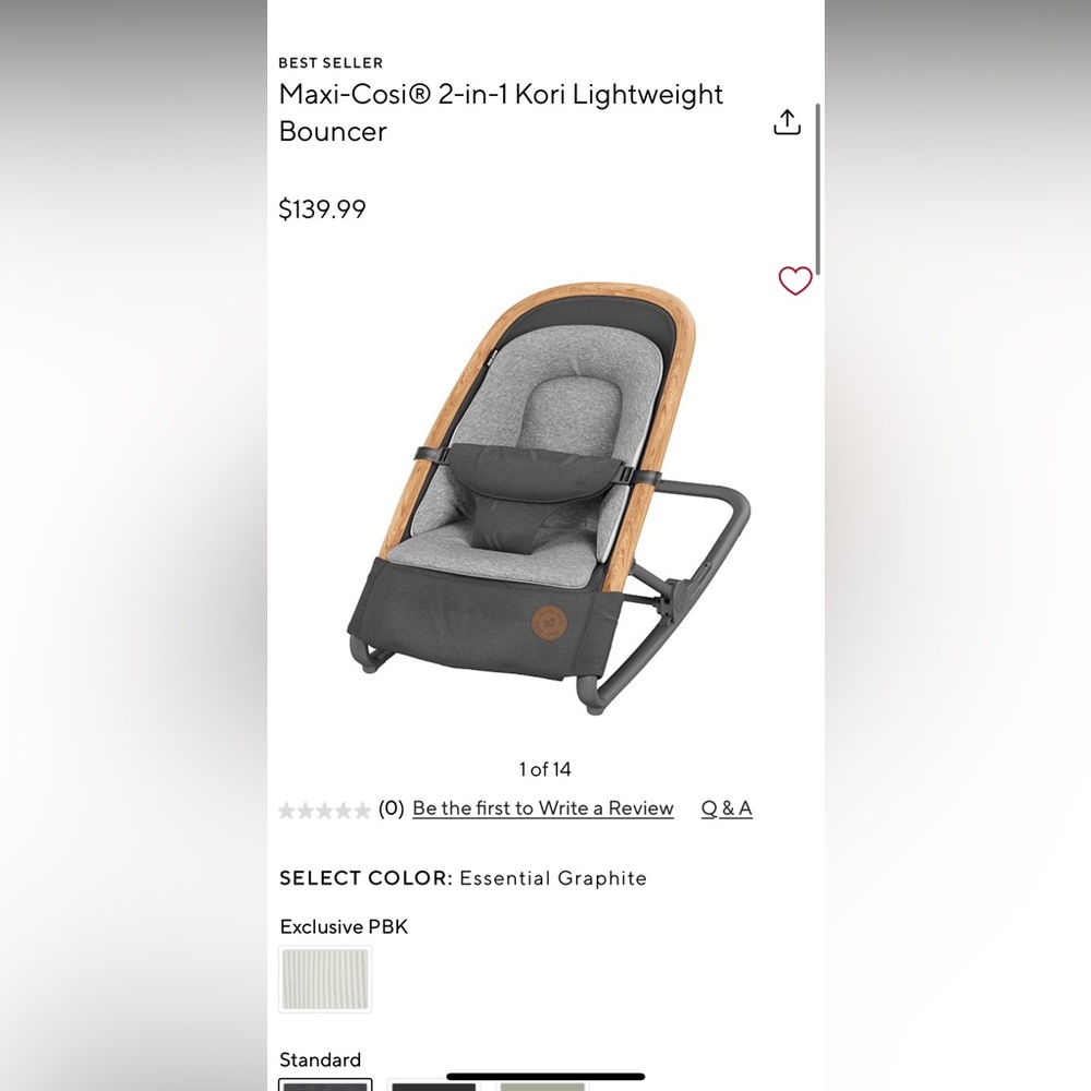 Maxi cosi 2 in 1 Kori bouncer